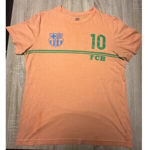 FC Barcelona Lionel Messi 10 Orange TShirt Kit